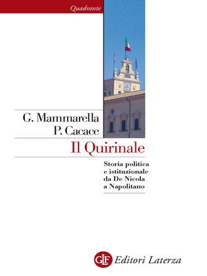 cover image of Il Quirinale